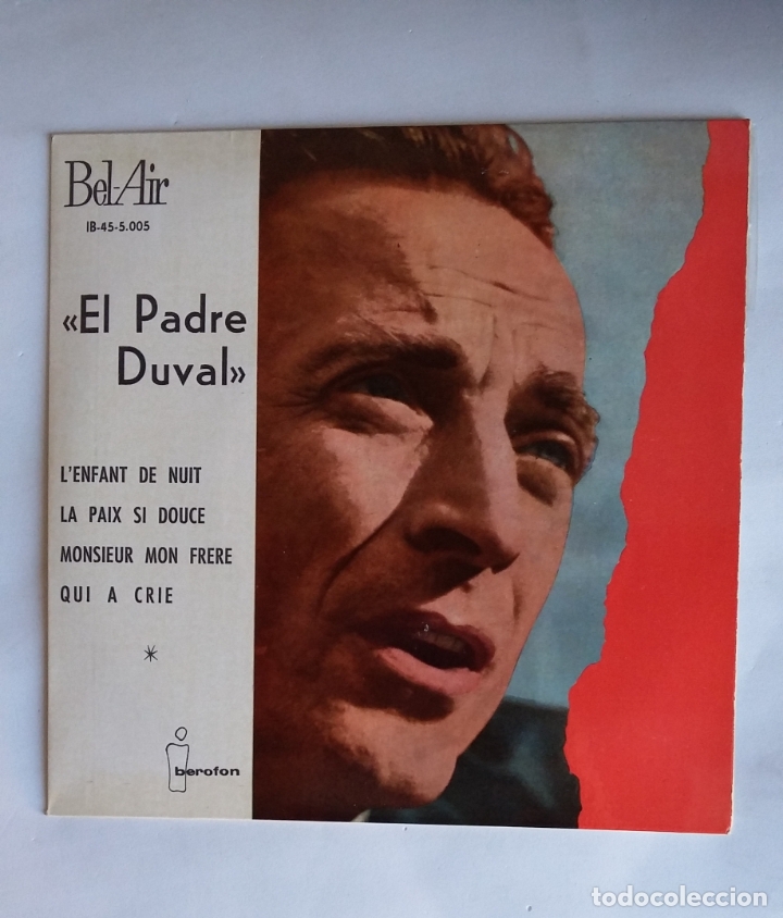 Discos de vinilo: El Padre Duval. L'Enfant De Nuit. TDKDS19