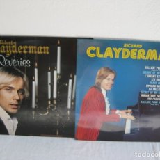 Discos de vinilo: 2 LPS. RICHARD CLAYDERMAN. Lote 177669524