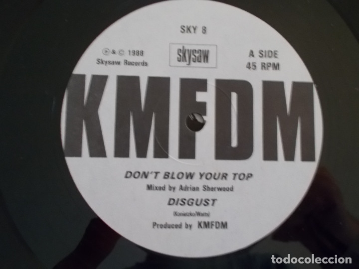 Discos de vinilo: KMFDM DON&acute;T BLOW YOUR TOP. SKY 8 - Foto 2