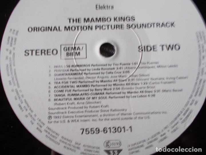 Discos de vinilo: THE MAMBO KINGS - Foto 3