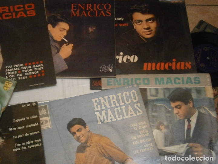Discos de vinilo: 7 discos enrico,macias&iexcl;&iexcl; - Foto 3