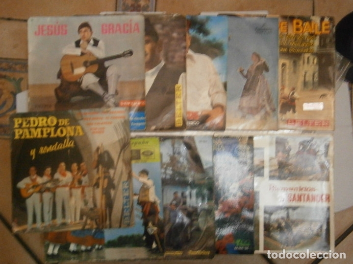 Discos de vinilo: lote de 9 discos jotas - Foto 1