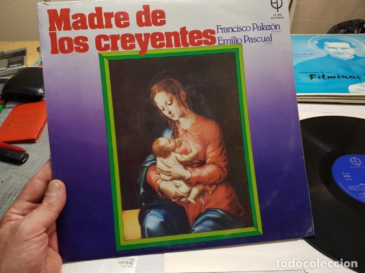 Discos de vinilo: LP -MADRE DE LOS CREYENTES-ediciones Paulinas 1979 - Foto 1
