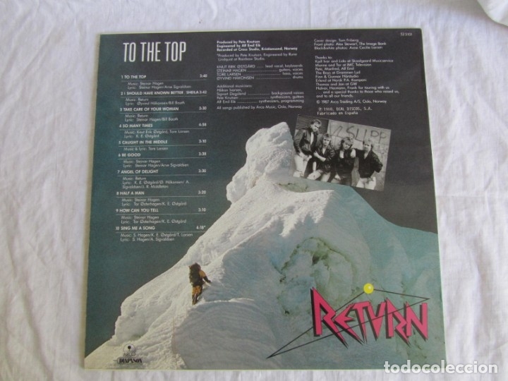 Discos de vinilo: LP vinilo Return, to the Top 1988 - Foto 2