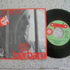 Discos de vinilo: DISCO DE LAURENT ,SING,SING Y BARBARA. Lote 177723649