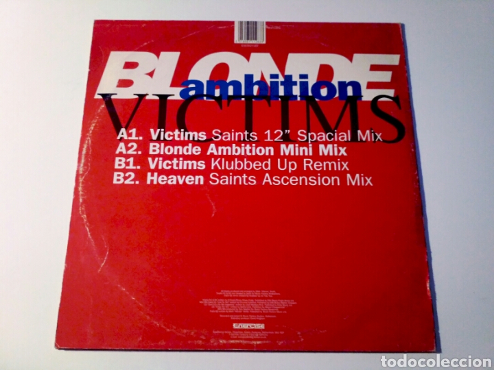 Discos de vinilo: Blonde Ambition - Victims - Foto 2