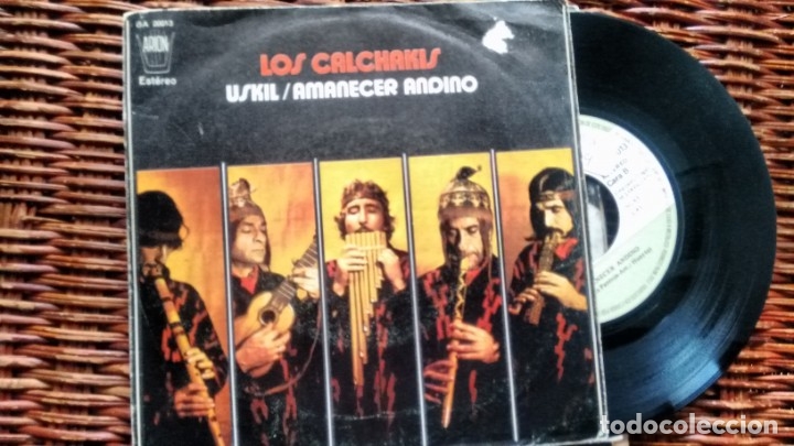 Discos de vinilo: SINGLE (VINILO) DE LOS CALCHAKIS A&Ntilde;OS 70 - Foto 1