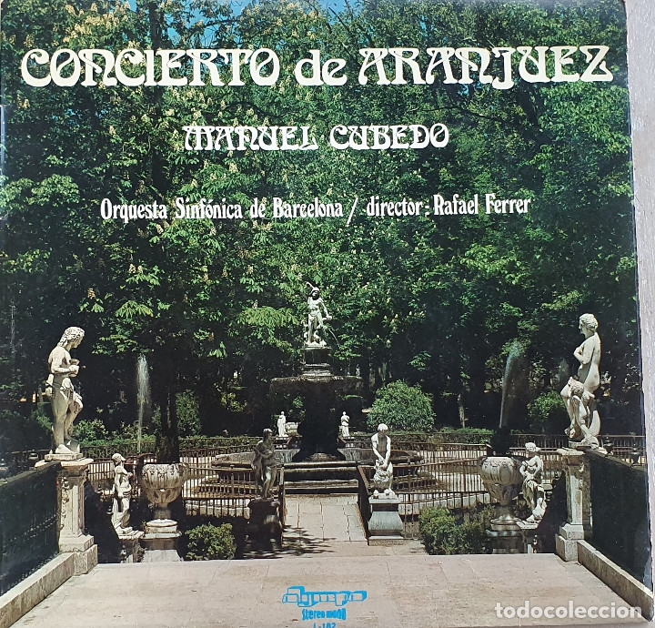 Discos de vinilo: MANUEL CUBEDO, EL CONCIERTO DE ARANJUEZ - Foto 1