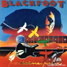 Discos de vinilo: BLACKFOOT MEDICINE MAN 1990 LP ORIGINAL USA SOUTHERN ROCK. Lote 177798880