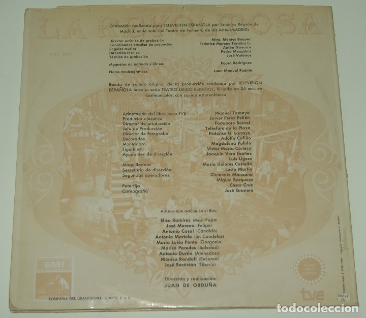 Discos de vinilo: LA REVOLTOSA - EMI 1968 - Foto 3