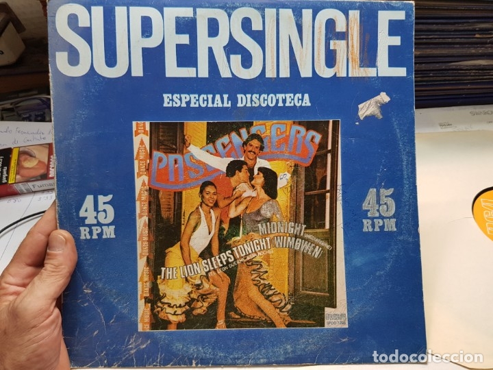 LP-SUPERSINGLE-ESPECIAL DISCOTECA 45RPM EN FUNDA ORIGINAL (Música - Discos - LP Vinilo - Disco y Dance)