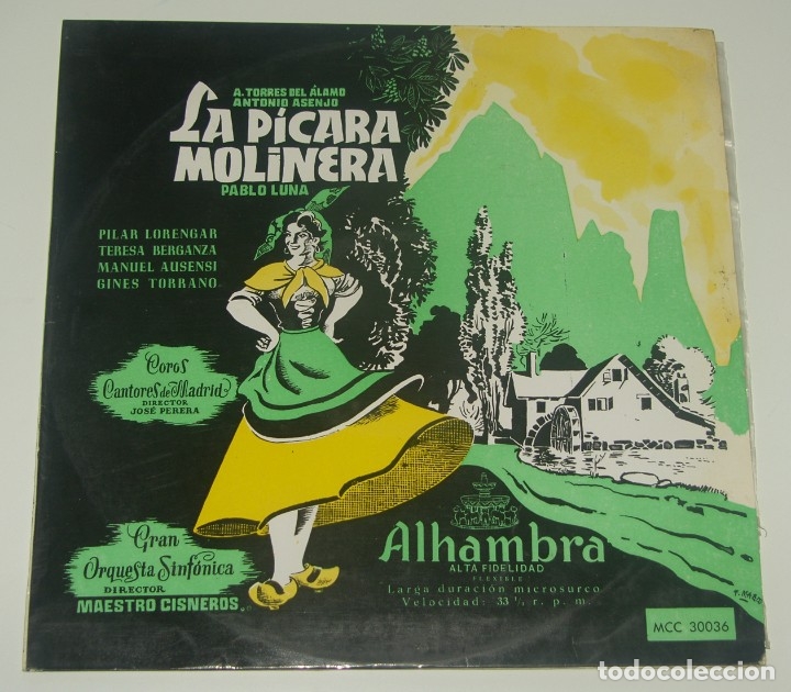 Discos de vinilo: LA PICARA MOLINERA - ALHAMBRA 1964 - Foto 1
