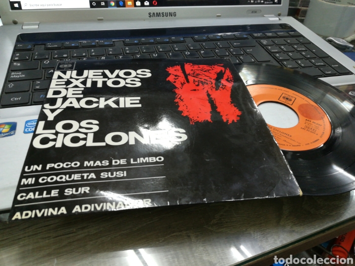 Disques de vinyle: Jackie y los ciclones ep un poco m&aacute;s de limbo + 3 1963
