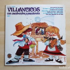 Discos de vinilo: VILLANCICOS CON ZAMBOMBA Y PANDERETA - LP VINILO - DIAL - 1979. Lote 177838998