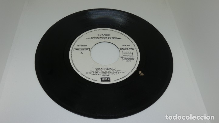 Discos de vinilo: DISCO SINGLE VINILO DYANGO . ESA MUJER . - Foto 3