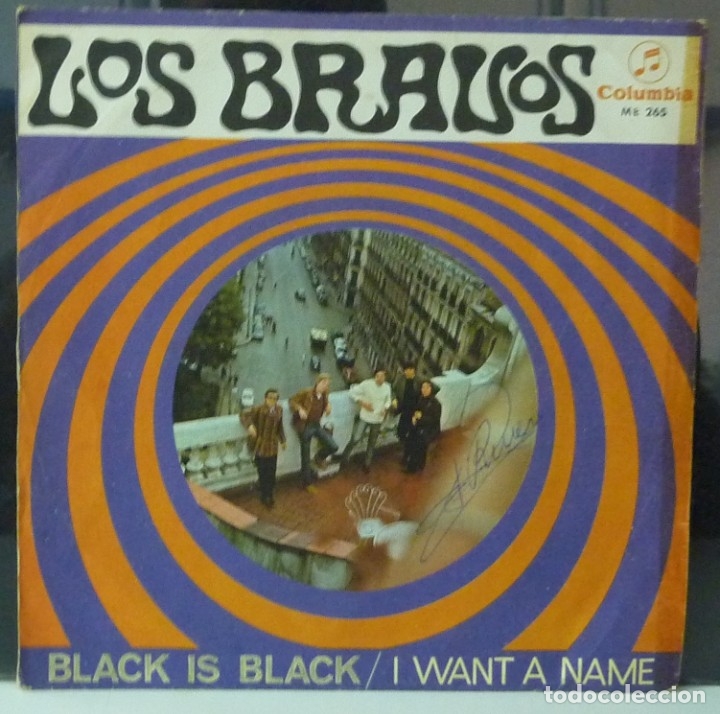 Discos de vinilo: LOS BRAVOS// BLACK IS BLACK+1// 1966// SINGLE - Foto 1