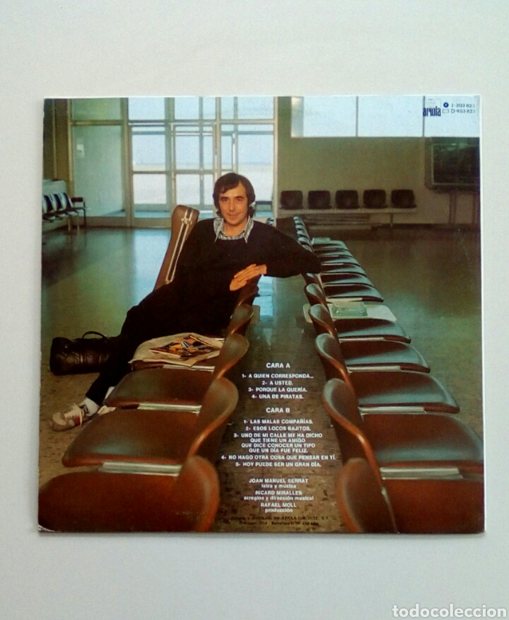 Discos de vinilo: Serrat - En transito, Ariola, 1981. Spain. - Foto 2