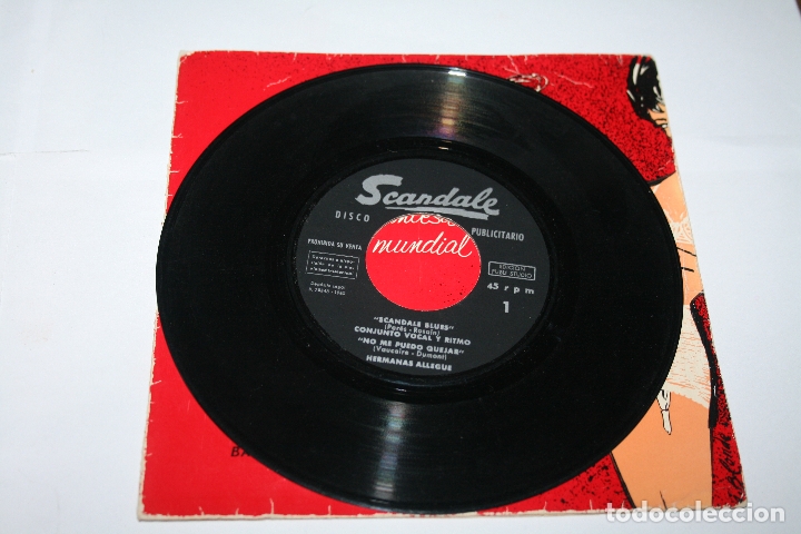Discos de vinilo: EP PUBLICIDAD FAJAS FRANCESAS SCANDALE - 1962 - HERMANAS ALLEGUE, PILARIN ARCOS - Foto 3 - 177890478