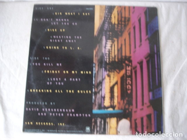 Discos de vinilo: Peter Frampton    Breaking All The Rules - Foto 2
