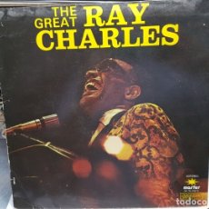 Discos de vinilo: LP-RAY CHARLES-THE GREAT EN FUNDA ORIGINAL 1972. Lote 177896262