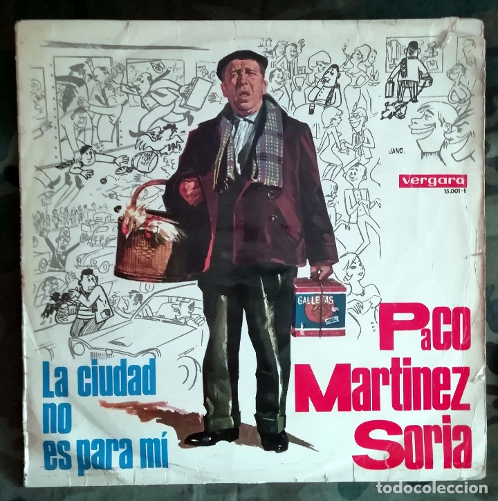 Discos de vinil: Paco Martinez Soria &ndash; La Ciudad No Es Para Mi LP Spain 1967