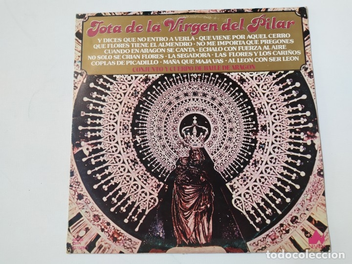 Discos de vinilo: Jota de la Virgen del Pilar -Conjunto y cuerpo de baile de Arag&oacute;n