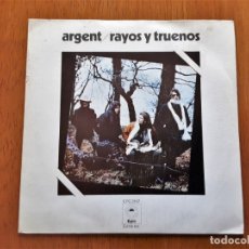 Discos de vinilo: ARGENT - THUNDER AND LIGHTNING (EPIC EPC 2147 - ESPAÑA 1974) PROG ROCK SINGLE. Lote 178008050