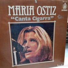 Discos de vinilo: LP-MARIA OSTIZ-CANTA CIGARRA EN FUNDA ORIGINAL AÑO 1976. Lote 178028479