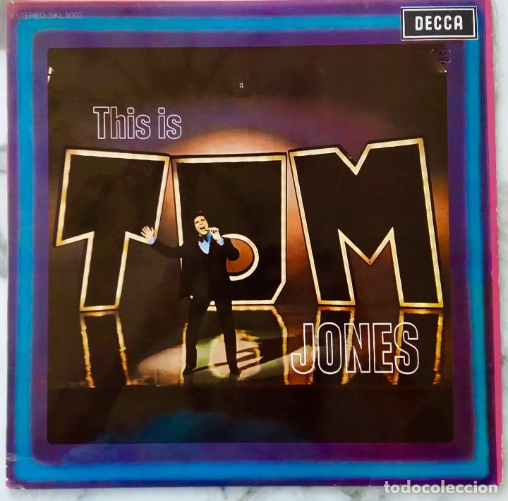 Discos de vinilo: TOM JONES, THIS IS. LP ORIGINAL ESPA&Ntilde;A EN DECCA - Foto 1