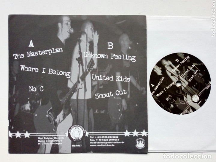 Vinyl records: EP (&iexcl;6 canciones!): DA SKYWALKERS - United Kids (Mad Butcher Records, 2001) Street Punk Rock