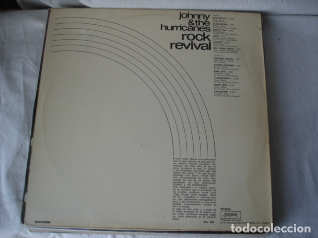 Discos de vinilo: Johnny & The Hurricanes   Rock Revival - Foto 2