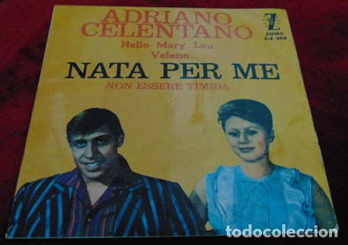 Discos de vinilo: ADRIANO CELENTANO - NATA PER ME + 3 - EP 1962 - Foto 1