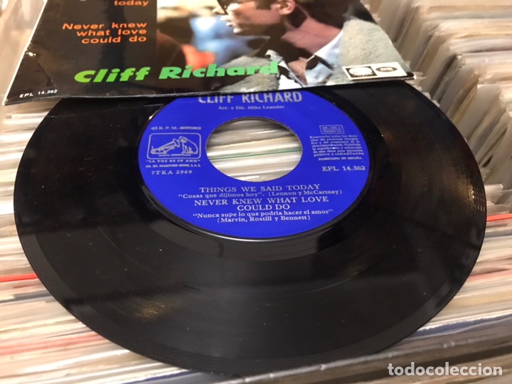Discos de vinilo: CLIFF RICHARD / ILL COME RUNNIN + 3 (EP 1967) - Foto 3
