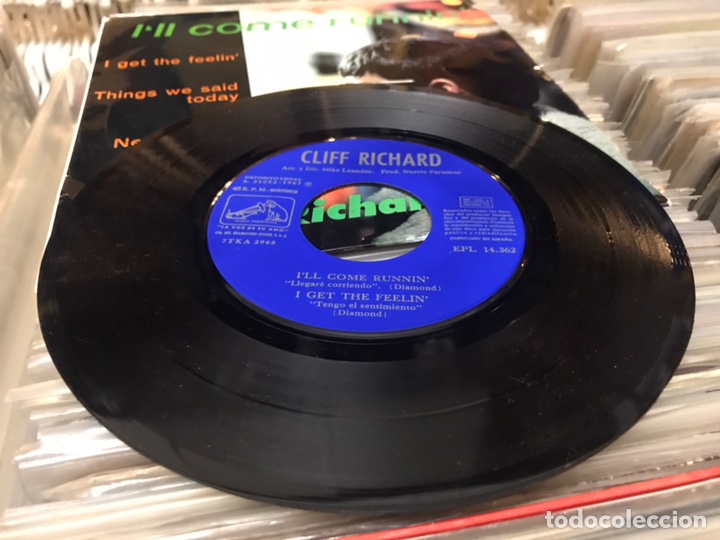 Discos de vinilo: CLIFF RICHARD / ILL COME RUNNIN + 3 (EP 1967) - Foto 4