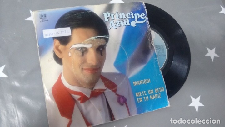 Discos de vinil: SINGLE ( VINILO) DE PRINCIPE AZUL A&Ntilde;OS 80