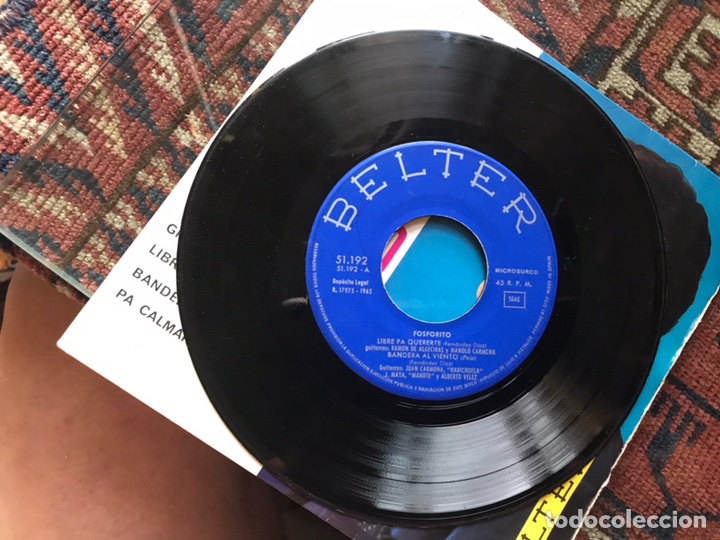 Discos de vinilo: Fosforito. Grande inter&eacute;s - Foto 4