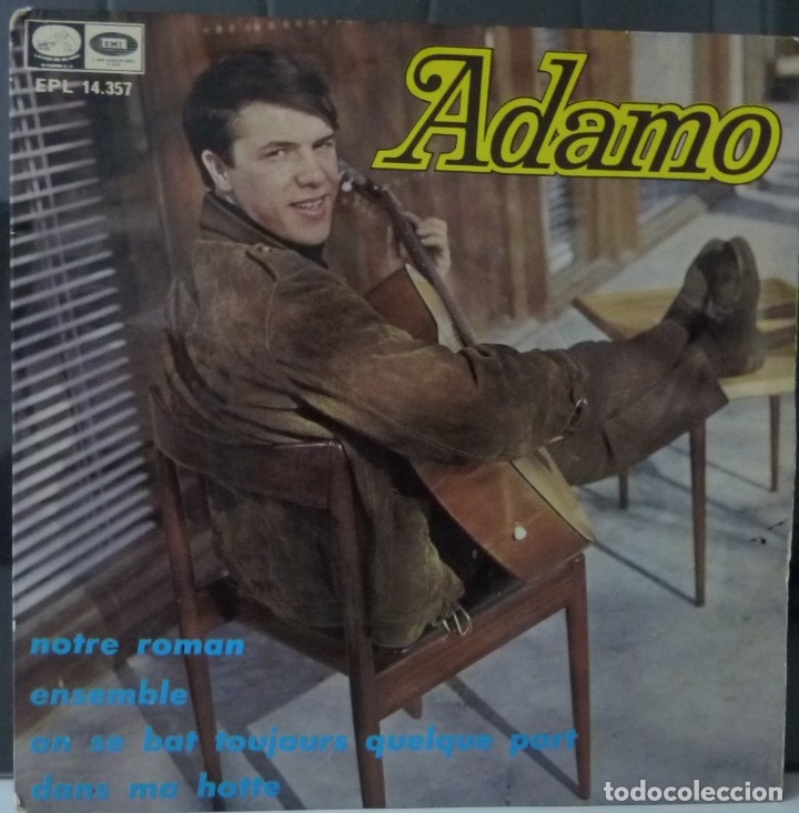 Discos de vinilo: ADAMO//NOTRE ROMAN+3//1967 - Foto 1