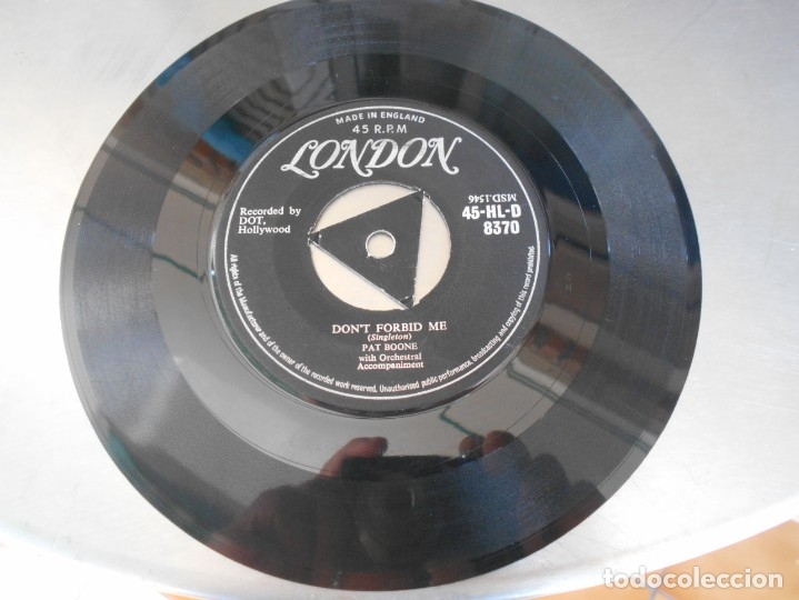 Discos de vinilo: PAT BOONE-SINGLE ANASTASIA-ENGLAND - Foto 1