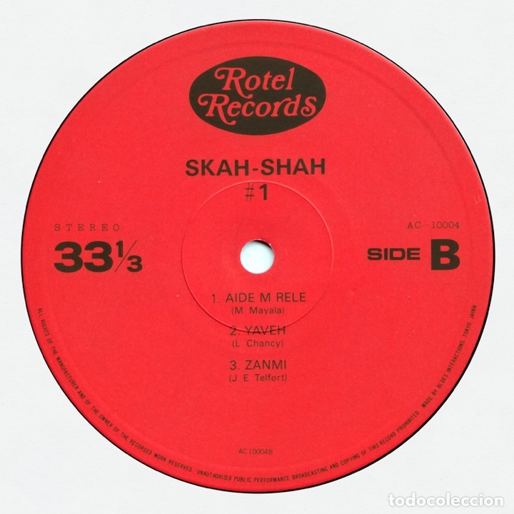 Discos de vinilo: Skah Shah # 1 - Message ( Japan Import ) - Foto 3