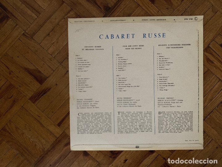 Discos de vinilo: Cabaret Russe lp - svs 2789 - - Foto 2