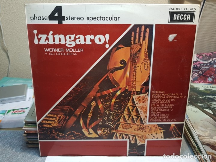 Discos de vinilo: LP-ZINGARO- WERNER M&Uuml;LLER en funda original a&ntilde;o 1970 - Foto 1