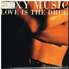 Discos de vinilo: ROXY MUSIC - LOVE IS THE DRUG / DO THE STRAND - SINGLE 1990. Lote 178229035