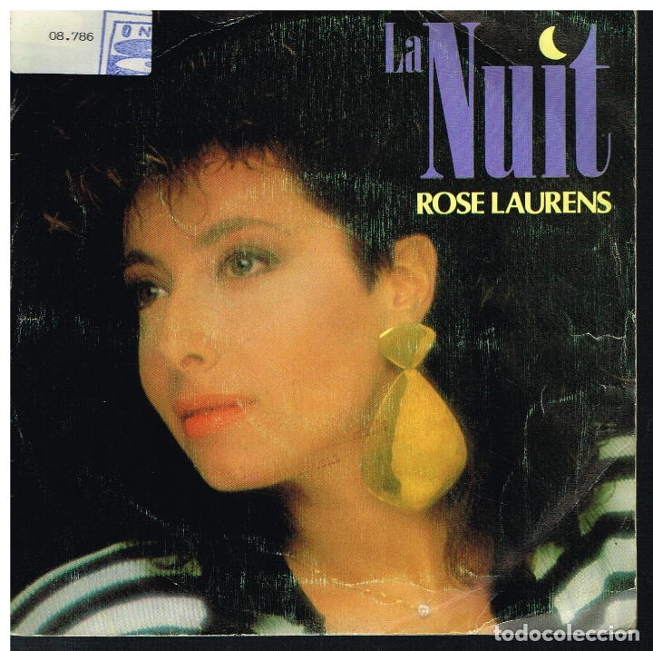 Discos de vinilo: ROSE LAURENS - LA NUIT / TONIGHT - SINGLE 1987 - Foto 1