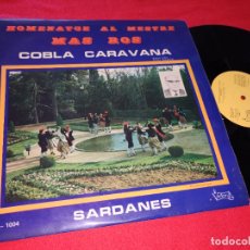 Discos de vinilo: HOMENATGE AL MESTRE MAS RIOS SARDANES LP 1975 VICTORIA COBLA CARAVANA. Lote 178238648