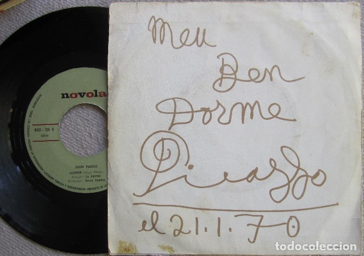 Discos de vinilo: JUAN PARDO: LEONOR / MEU BEN DORME - Foto 2