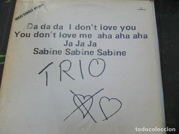 Discos de vinilo: Tr&iacute;o - Da, da da + 2 (MX, Mercury, 1981) - Foto 1