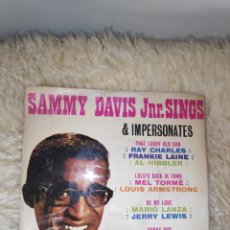 Discos de vinilo: SAMMY DAVIS JNR. SINGS AND IMPERSONATES - RAY CHARLES - LOUIS ARMSTRONG ETC. EP VINILO. Lote 178264401