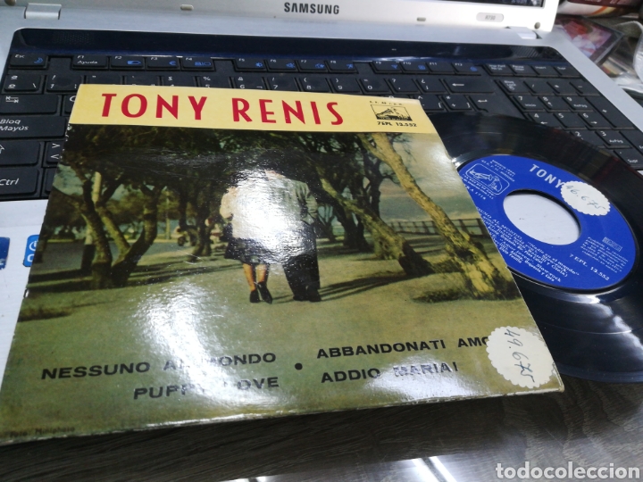 Dischi in vinile: Tony renis ep nessuno al mondo + 3 espa&ntilde;a 1961