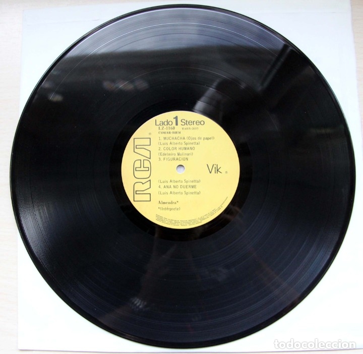 Discos de vinilo: ALMENDRA - PRIMER LP - ORIGINAL ARGENTINA  / SPINETTA - Foto 3