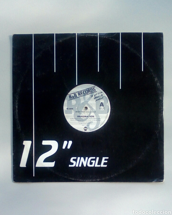 Discos de vinilo: Imagination - Body talk, Excaliber Records, 1981. England. - Foto 2